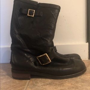 Jimmy Choo fur Moto boots